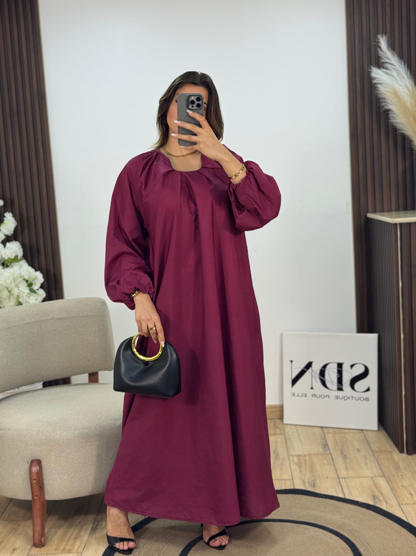 Robe popeline