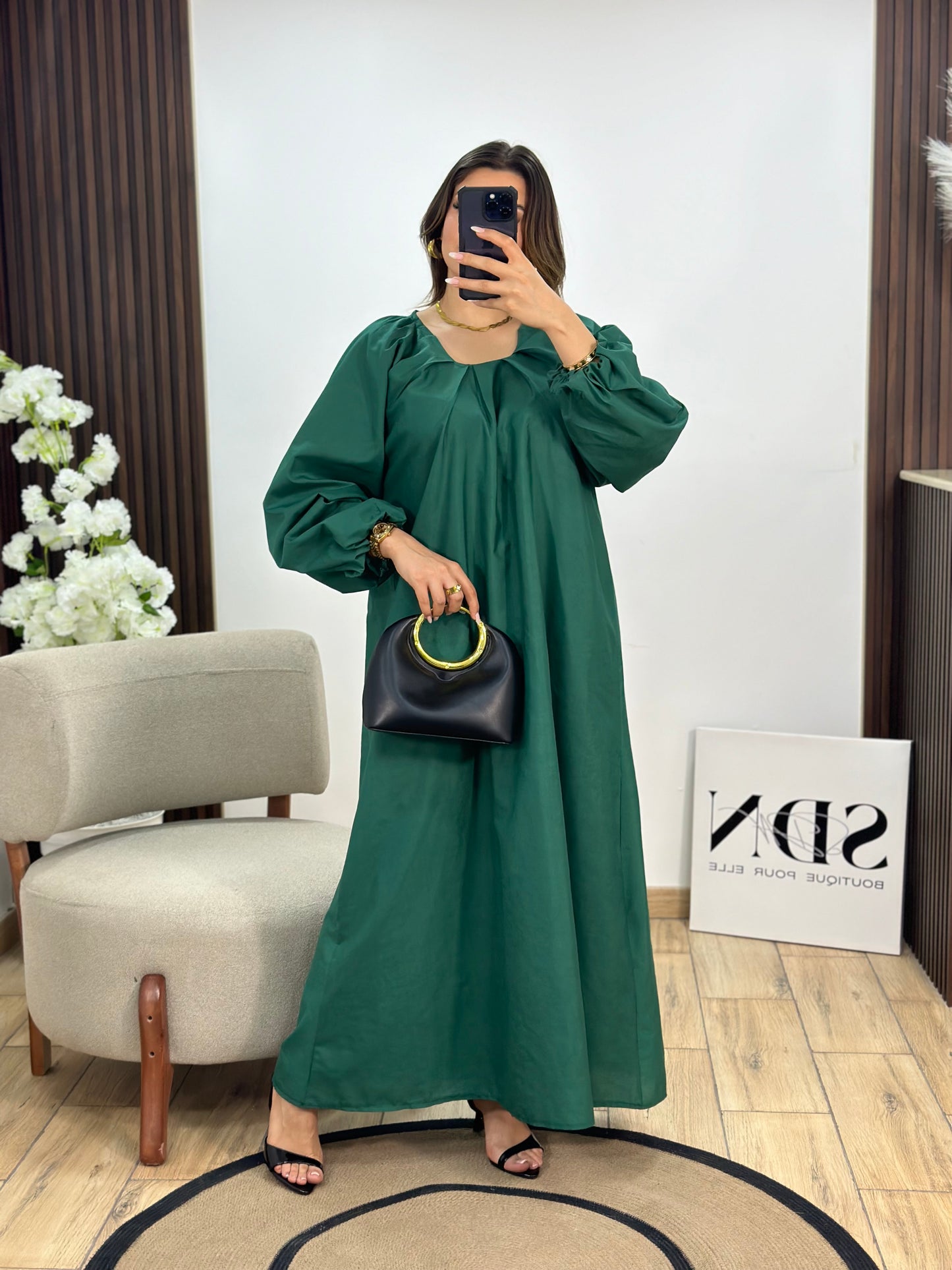 Robe popeline