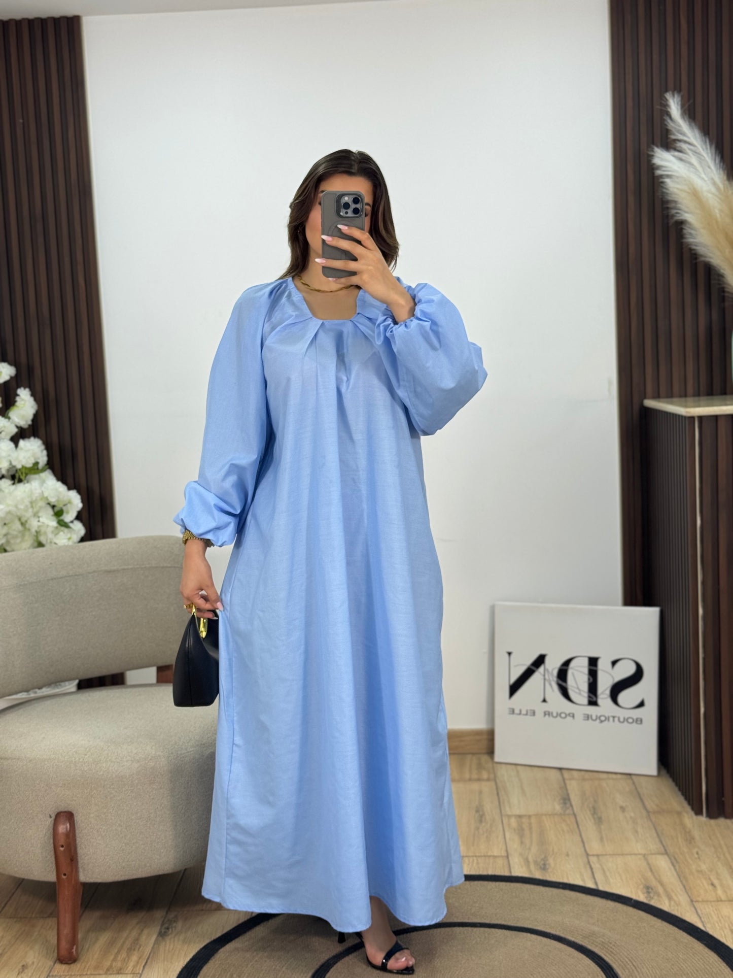 Robe popeline