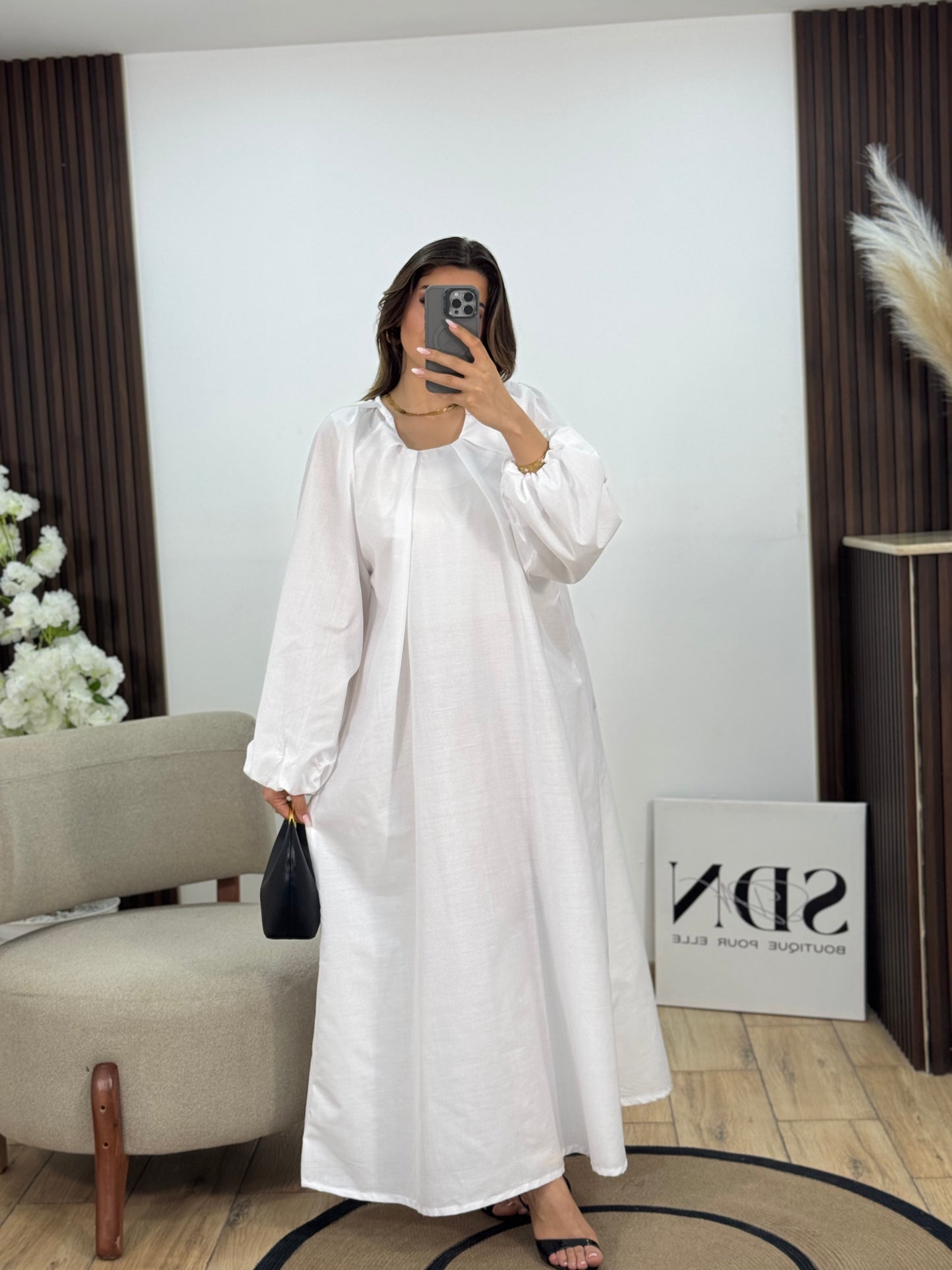 Robe popeline