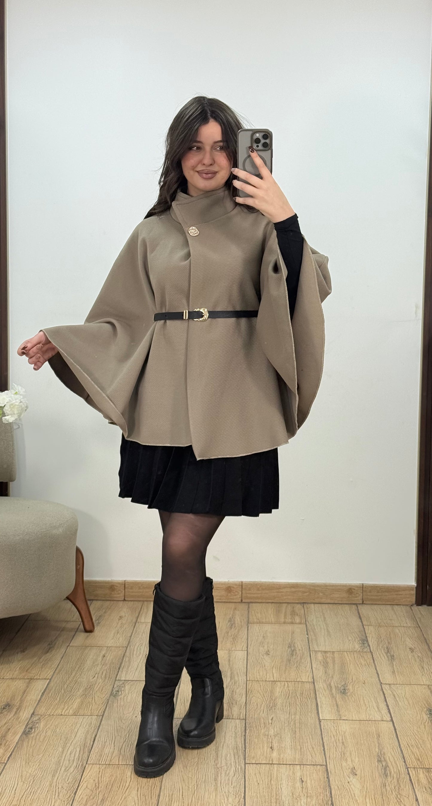 PONCHO COAT